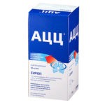 Сироп АЦЦ представляет собой бесцветный, прозрачный, слегка вязкий раствор с запахом вишни, в каждой пачке есть шприц и колпачок, позволяющие отмерять нужное количество препарата