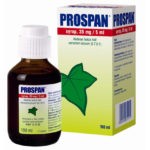 Для приготовления ингаляционного раствора подходят, например, капли Проспан с экстрактом листьев плюща